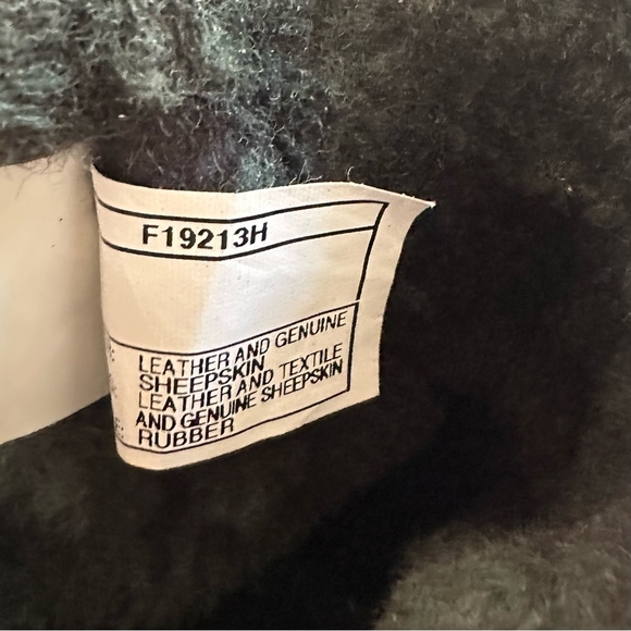 UGG Australia Sutter Brown Leather Sheepskin Mid Calf Buckle Boots Women’s 6 - Picture 8 of 8